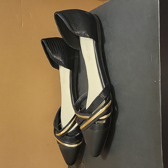 Black and gold flats Aldo - Picture 3 of 5